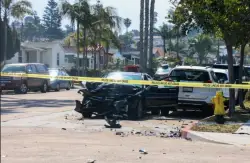 Police shoot, kill man who allegedly wielded knife after Mercedes Benz crash in Ocean Beach